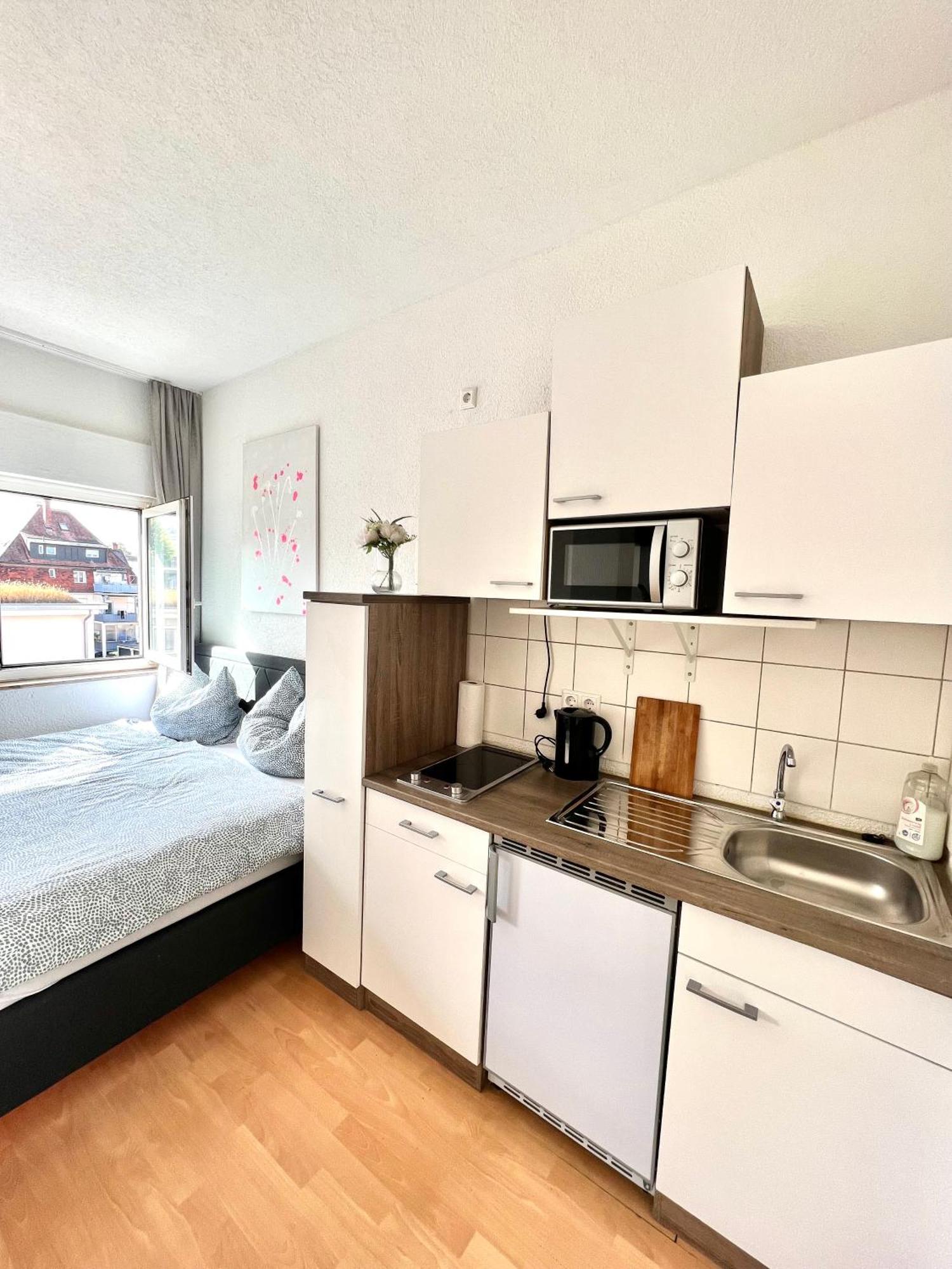 Budget City Appartement Kueche,Bad, Parken Im Zentrum Von Равенсбург Екстер'єр фото